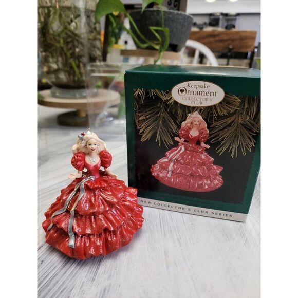 Hallmark Keepsake Ornament 1996 Vintage 1988 Happy Holiday Barbie New in Box - Picture 1 of 11